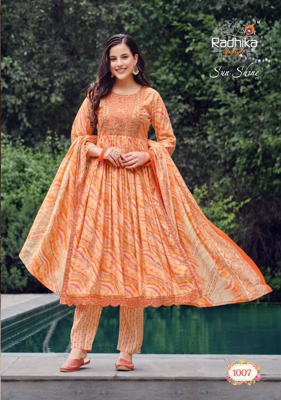 Radhika Sunshine Vol 1 Embroidery Readymade Catalog
